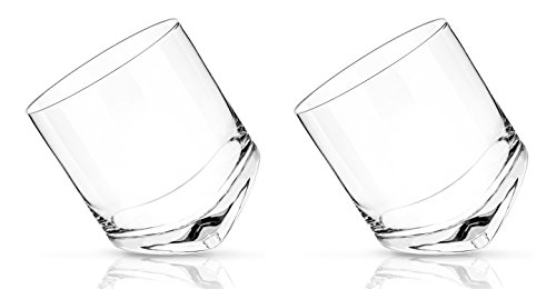 Glassquisite - Design Gläser - 2er Set mit Kipp-Effekt - 2 x 300ml -