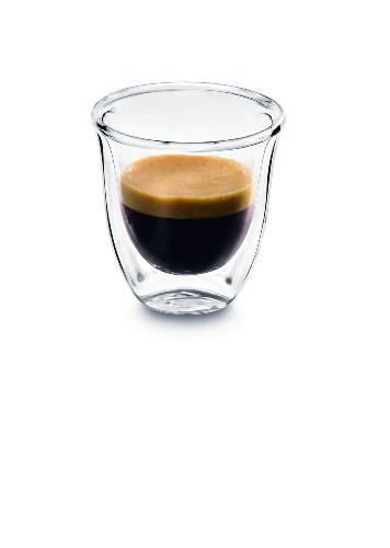 DeLonghi 5513214591 Doppelwandiges Thermoglas (Espresso) 2er Set - 