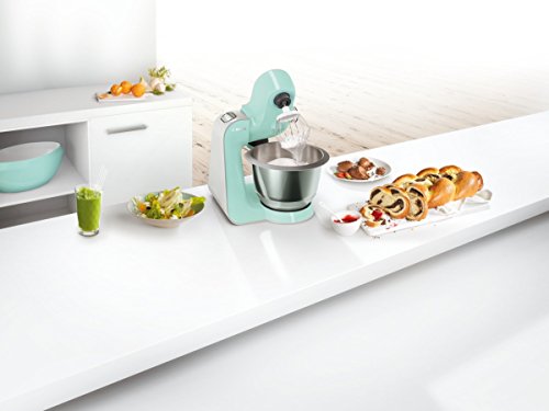 Bosch MUM58020 Küchenmaschine CreationLine, 1000 W, 3,9 l Edelstahl-Rührschüssel, 3D Rührsystem, 7 Schaltstufen, turquoise/silber - 4