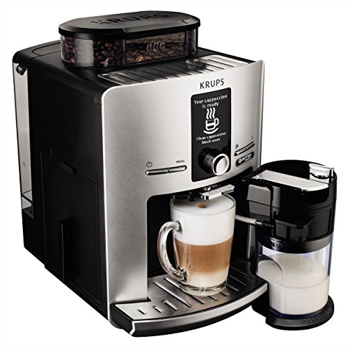 Krups EA82FE Kaffeevollautomat Latt'Espress Quattro Force, One-Touch Funktion, Milchbehälter, 1,7 L, 15 bar, silber - 2
