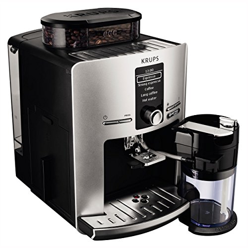 Krups EA82FE Kaffeevollautomat Latt'Espress Quattro Force, One-Touch Funktion, Milchbehälter, 1,7 L, 15 bar, silber - 4