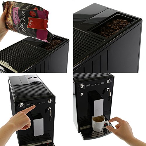 Melitta E 957-101 Kaffeevollautomat Caffeo Solo & Perfekt Milk mit Cappuccinatore, schwarz - 4