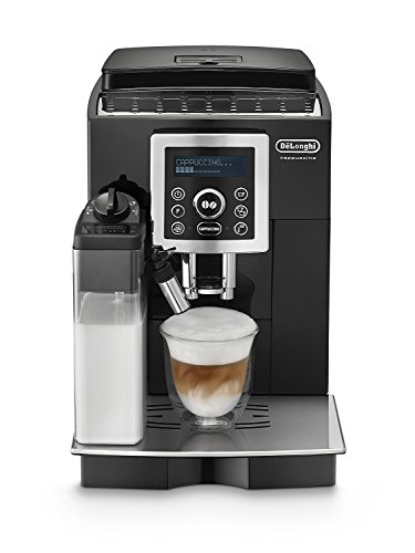 De'Longhi ECAM 23.466.B Kaffeevollautomat (Digitaldisplay, integriertes Milchsystem, Cappuccino auf Knopfdruck, Herausnehmbare Brühgruppe, 2-Tassen-Funktion) schwarz - 2