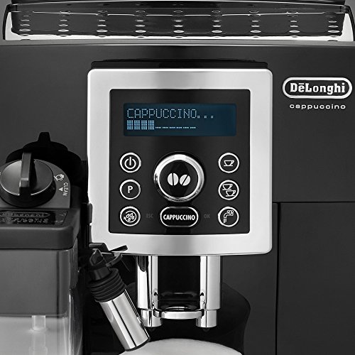 De'Longhi ECAM 23.466.B Kaffeevollautomat (Digitaldisplay, integriertes Milchsystem, Cappuccino auf Knopfdruck, Herausnehmbare Brühgruppe, 2-Tassen-Funktion) schwarz - 3