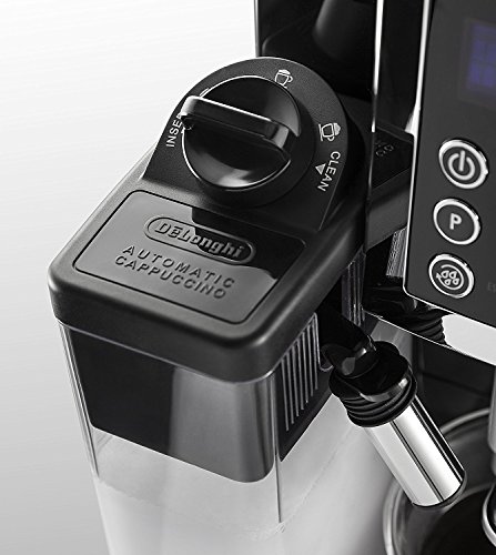 De'Longhi ECAM 23.466.B Kaffeevollautomat (Digitaldisplay, integriertes Milchsystem, Cappuccino auf Knopfdruck, Herausnehmbare Brühgruppe, 2-Tassen-Funktion) schwarz - 5