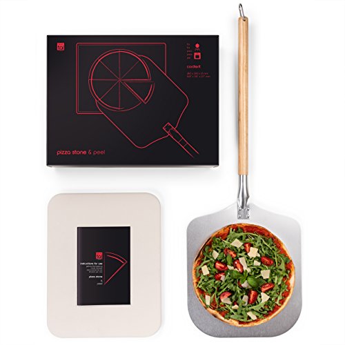 Blumtal Pizza-Stein und Pizzaschieber - Pizzaschaufel & Stein, für Gasgrill und Grill, original Pizzaofen-Material - 6