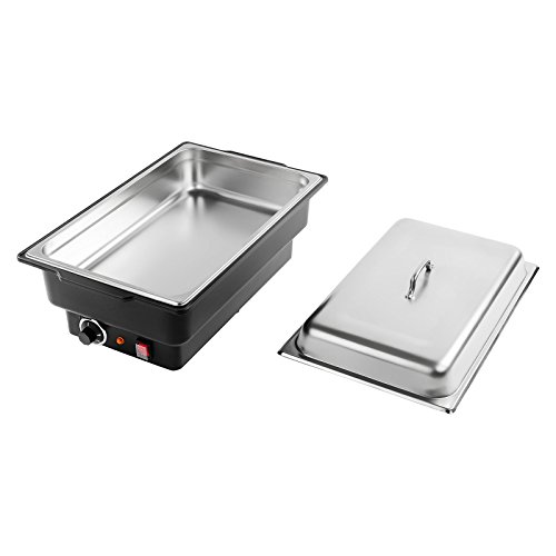 Royal Catering RCCD-1/1-100-KS-E Chafing Dish Warmhaltebehälter Speisewärmer Elektrisch (900 W, 30–90 °C, 13,3 L, GN Behälter 1/1, T 100 mm, Gehäuse aus Kunststoff) - 4