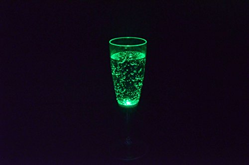 Sekt Glas Set mit LED-Lichteffekt 150 ml Hochzeit Party Sektglas LED Sektgläser 6 Stück/Set von der Marke PRECORN - 