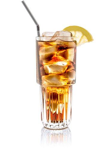 Libbey Gläser Cocktail-Gläser Longdrink-Set 12 Stück 355ml Wasser Glas-Set Gastronomie Qualität stapelbar EVEREST Hi-Ball Glas Kristallglas für kalte oder heiße Getränke -