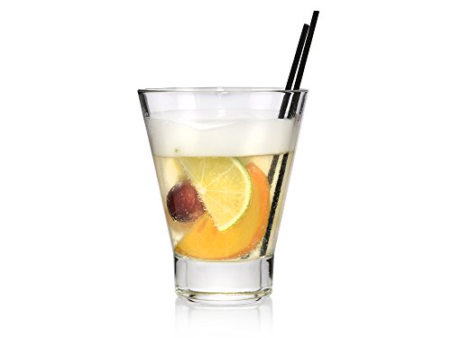 Bluespoon Cocktailgläser Set 12 teilig | Füllmenge ca. 250 ml | Perfekt geeignet als Saftglas, Wasserglas, Cocktailglas oder Dessertglas - 