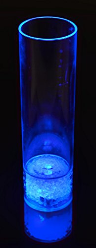 LED Longdrinkglas, Cocktailglas, Trinkglas 300 ml leuchtend in verschiedenen Farben - 