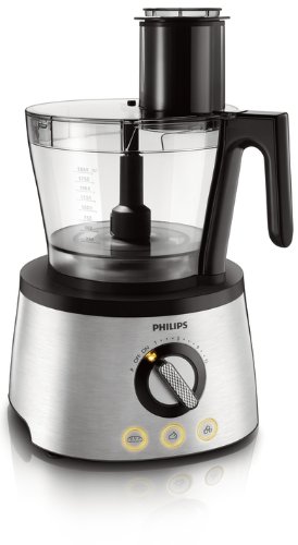 Philips HR7778/00 Küchenmaschine (30 Funktionen, Entsafter, 1300 Watt) schwarz/silber -